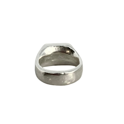 Curved Edge Rectangle Signet Ring Mens | SilverBoo Jewellery , Lincolnshire