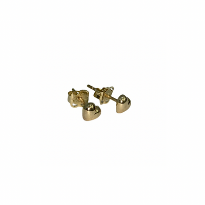 Lux Gold Baby Heart Stud Earrings | SilverBoo Jewellery, Lincolnshire