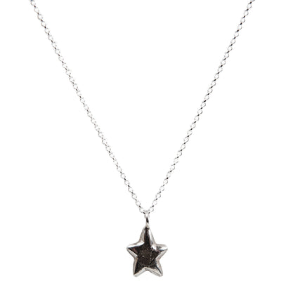 Solid Silver Mini Star Necklace | SilverBoo Jewellery 