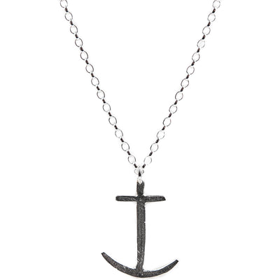 Maxi Anchor Necklace - Silver | SilverBoo Jewellery