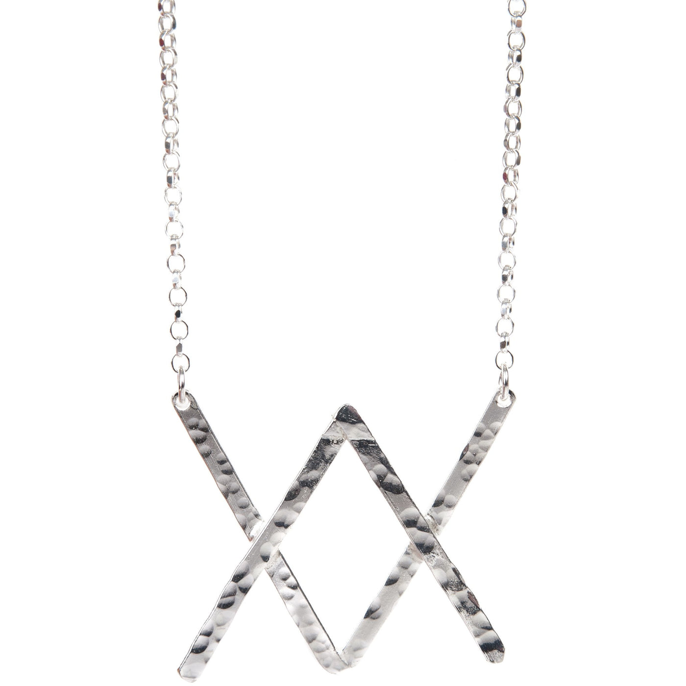 Silver Statement Kiss Necklace | SilverBoo Jewellery, Lincolnshire