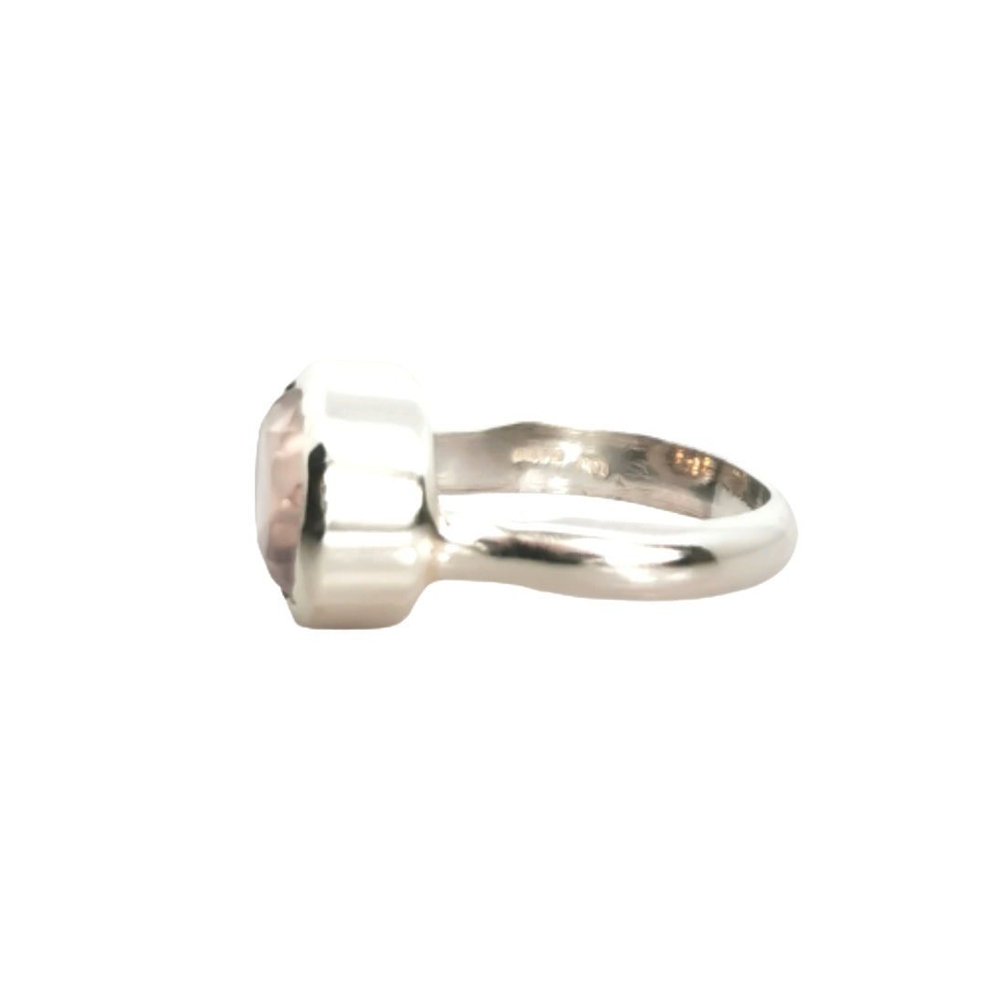 Rose Quartz Goddess Ring | SilverBoo Jewellery 