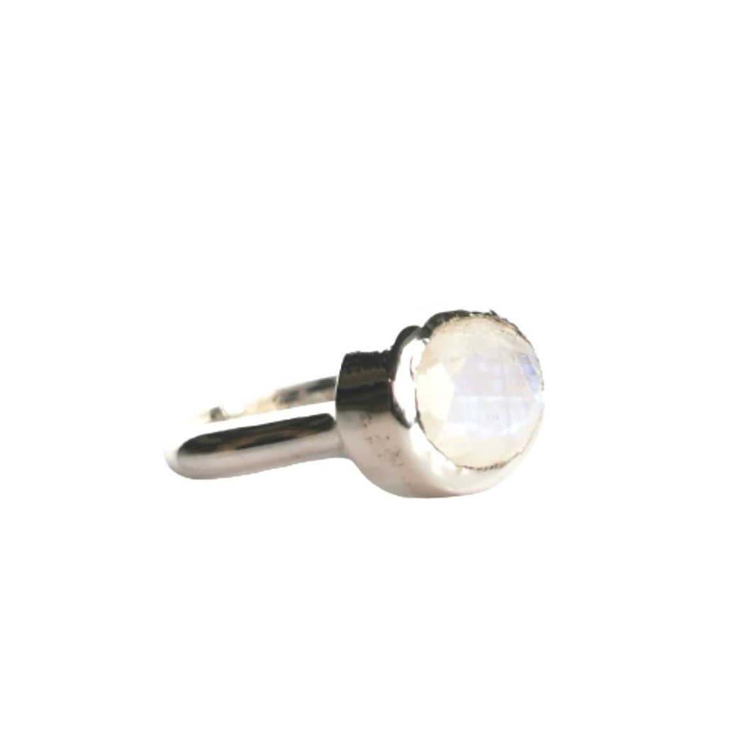 MoonStone Ring - June Birthstone | SilverBoo Jewellery 