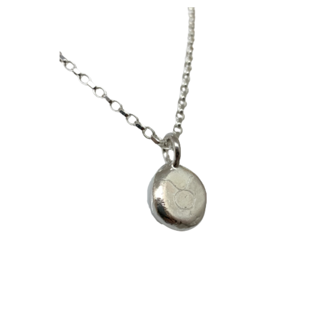 Zodiac 'Taurus' Charm Necklace