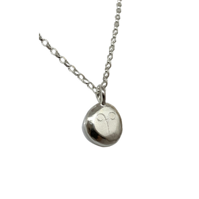 Zodiac 'Aries' Charm Necklace