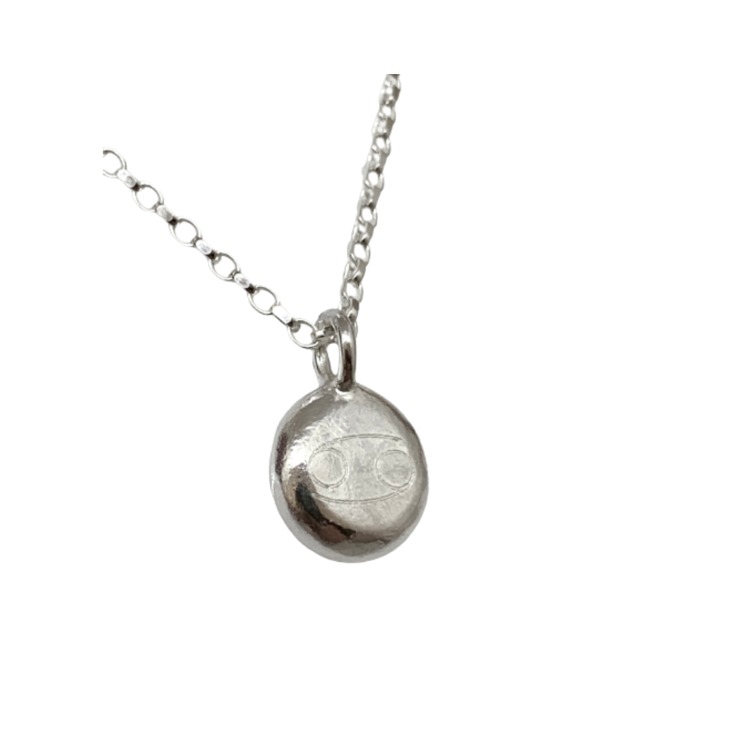 Zodiac 'Cancer' Charm Necklace