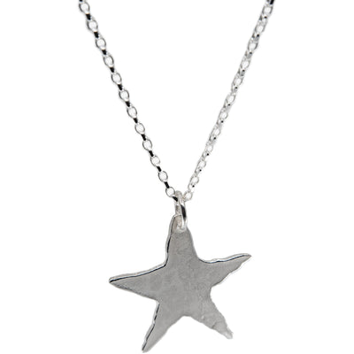 Silver Maxi Star Necklace | SilverBoo Jewellery 