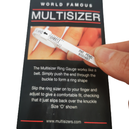 Multisizer Ring Gauge - Finger Sizer | SilverBoo Jewellery 