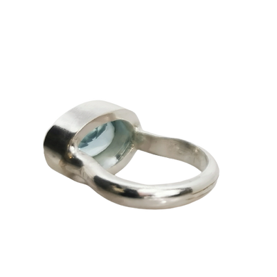 Sky Blue Topaz  Goddess Ring | SilverBoo Jewellery 