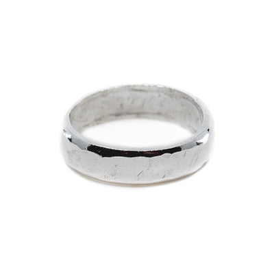 Silver Chunky Hammered Ring | SilverBoo Jewellery 