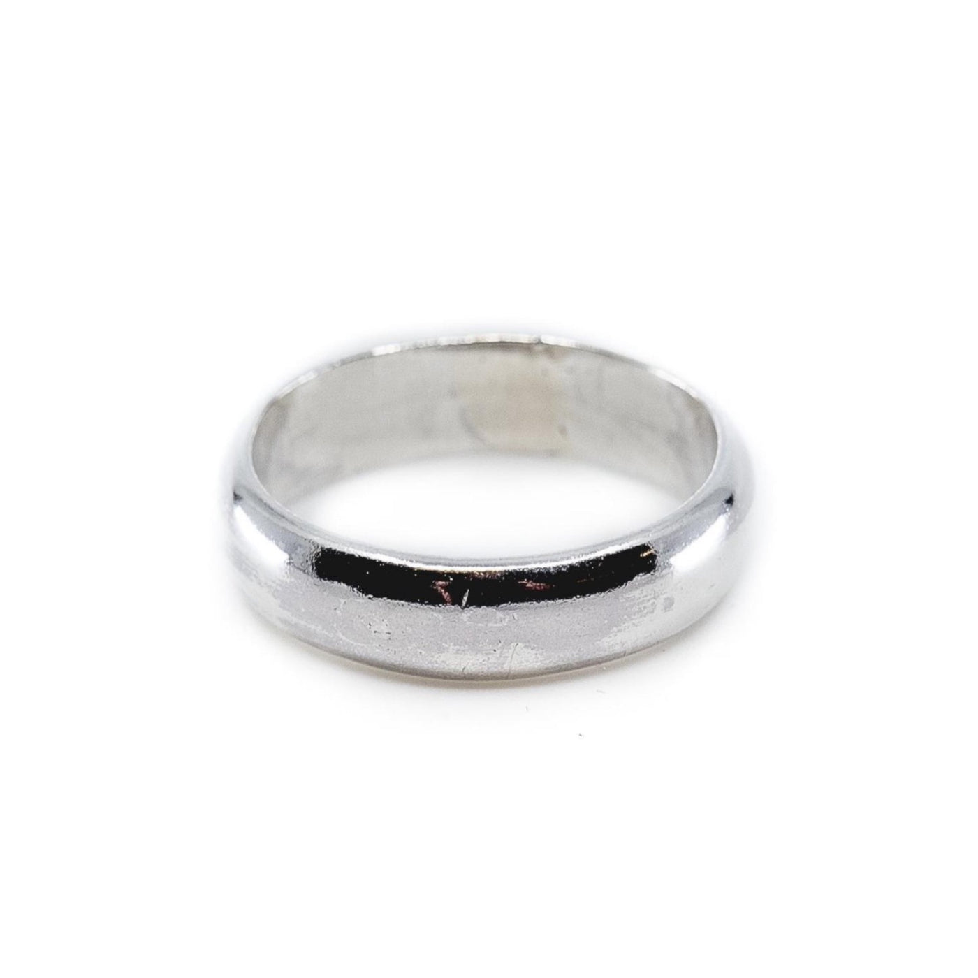 Silver Traditional Wedding Band | SilverBoo Jewellery 