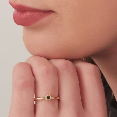 Lux Gold handmade bespoke Emerald Ring | SilverBoo Jewellery, Lincolnshire 