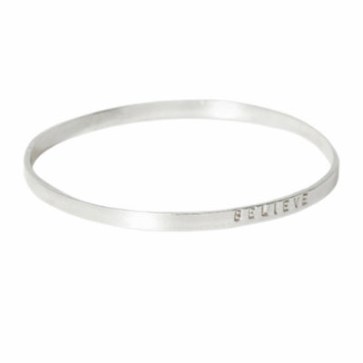 Personalised Bracelet - Slim Bangle | SilverBoo Jewellery