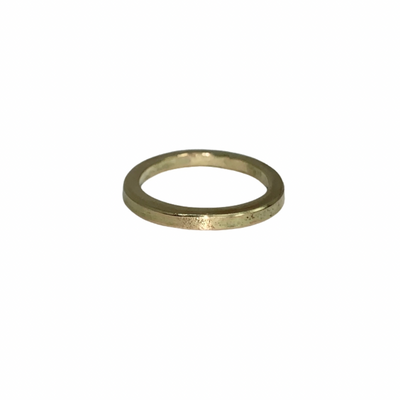 Lux Gold handmade bespoke square ring band | SilverBoo Jewellery, Lincolnshire 