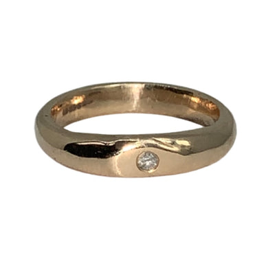 Lux Gold Ring With Diamond | SilverBoo Jewellery, Lincolnshire