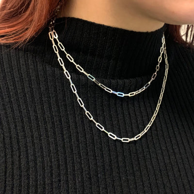 Silver Trace Chain Necklaces