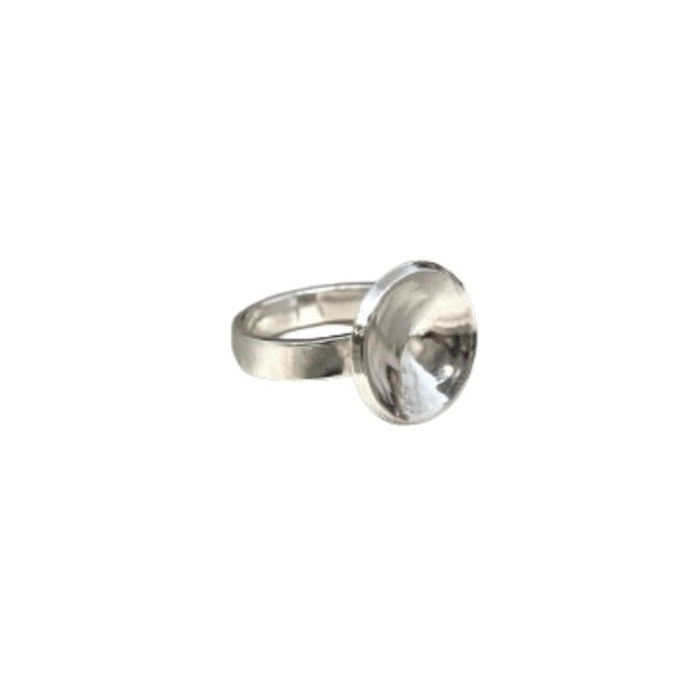 Moonscape Ring Bespoke handcrafted solid silver | SilverBoo Jewellery, Lincolnshire