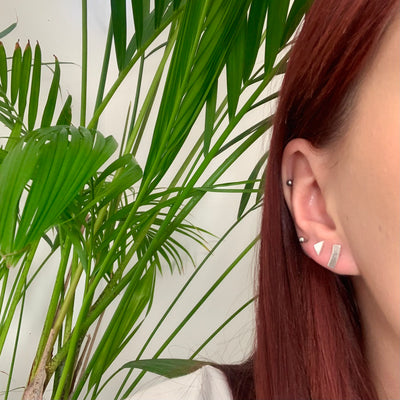 Mini Triangle Earring Studs