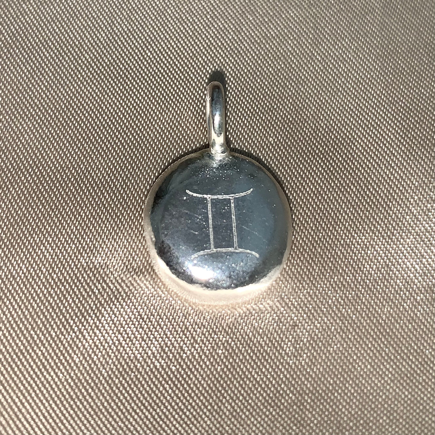 Zodiac 'Gemini' Charm Necklace